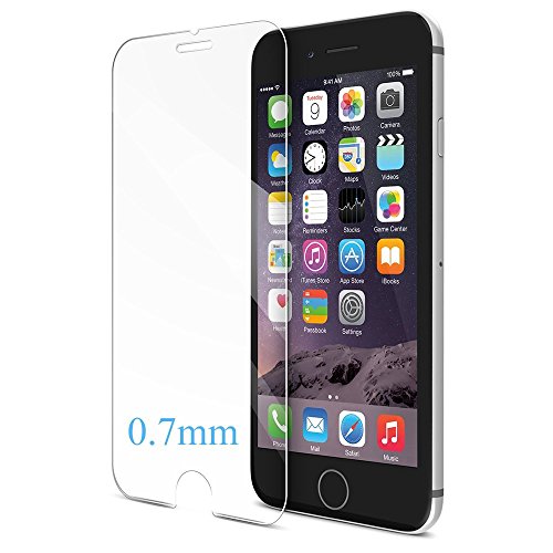 iPhone 6 Plus Screen Protector, Maxboost® iPhone 6 Plus Glass Screen Protector (5.5) - [Tempted Glass] World’s Thinnest Ballistics Glass, 99% Touch-screen Accurate, Round Edge [0.7mm] Ultra-clear Glass Screen Protector Perfect Fit for iPhone 6 Plus (5.5 inch ONLY) Maximum Screen Protection from Bumps, Drops, Scrapes, and Marks (Lifetime No-Hassle Warranty)