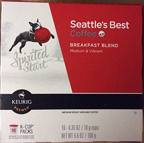 Seattle's Best Coffee Breakfast Blend K-cup 16 Packs (Pack of 2)