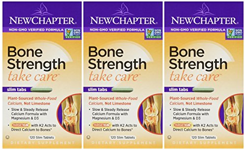 New Chapter - Bone Strength Take Care 120 Tabs Pack Of 3
