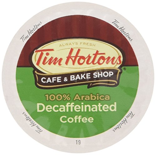 Tim Horton's Single Serve Coffee Cups, Decaffeinated, 12 Count (Pack of 6)