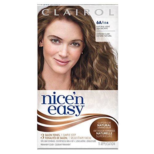 Clairol Nice 'N Easy Hair Color 6A 114 Natural Light Ash Brown 1 Kit