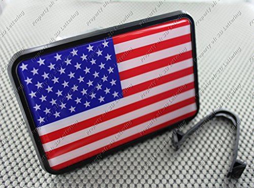 UNITED STATES AMERICAN USA FLAG TOW HITCH COVER