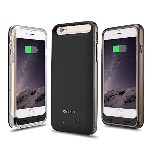 iPhone 6 Battery Case, [Apple MFi Certified] 3100mAh External Protective iPhone 6 Extended Charger Cases with Two Frames**150% extra battery life**