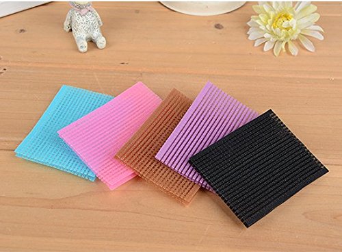 Pretie Velcro Hair Bangs Fringe Holder,, Black, Pink, Purple, Dark Brown, Blonde color. Magic tape x 8 pcs, Must Have Beauty Tools. FREE 3 Day Shipping within the U.S.