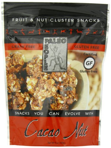 Paleo People Gluten Free Fruit & Nut Clusters, Cacao Nut, 5 Ounce