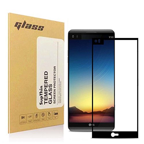 LG V20 Screen Protector, SupThin Full Coverage 3D Tempered Glass Screen Film, Ultra Thin 0.25mm, Super HD Clear, Anti-Scratch, Easy Installation HD Ultra Clear