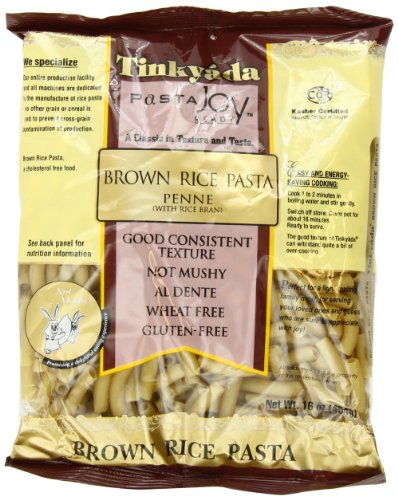 Tinkyada Brown Rice Pasta, Penne, 16-Ounce (Pack of 6)