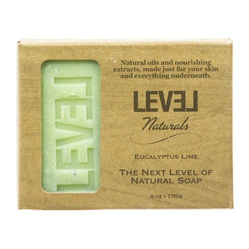 Level Naturals - Bar Soap Eucalyptus Lime - 6 oz.