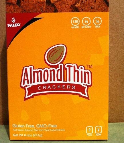Paleo -Almond Thin Crackers (Low Carb) Net Wt 8.5 oz ( 241g)