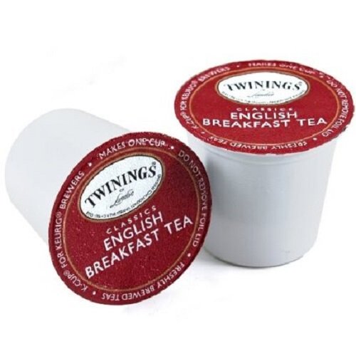 Twinings English Breakfast Tea Capsule, Compatible with Keurig K-Cup Brewers, 24-Count