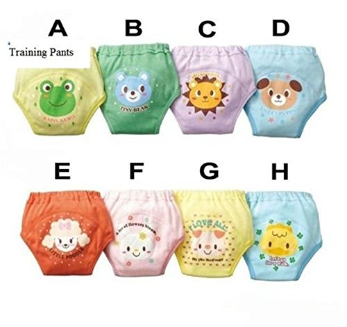 4 X Baby Toddler Girls Cute 4 Layers Potty Training Pants reusable