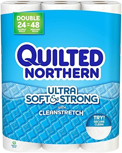 Quilted Northern Ultra Soft & Strong With Clean Stretch Unscented Bathroom Tissue - 24 CT