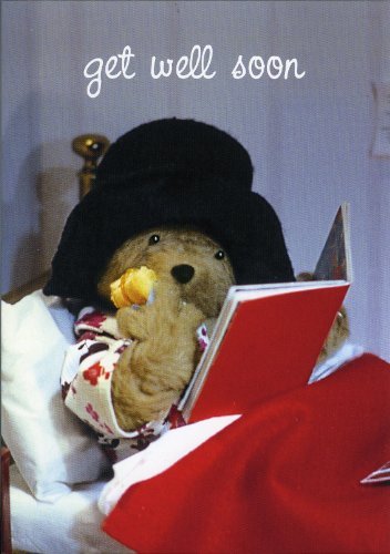 Paddington Bear - Get Well Soon - Happy Birthday Greetings Card PD22