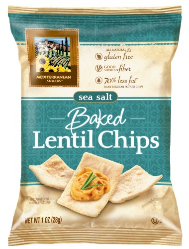 Sea Salt Baked Lentil Chips