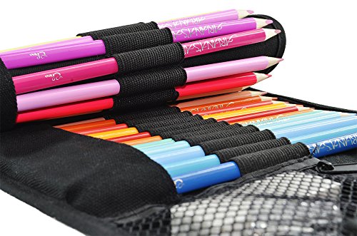 Colored Pencils Set - Ariana's Art 48 Artist Quality Drawing Pencils - Bonus Pencil Carrying Case, Sharpener & Quality Eraser - Rich Color Soft-core Best Layering & Blending Pencils for Drawing & Adult Coloring Books - Unconditional Lifetime Satisfaction Guarantee!