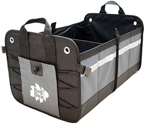 Car Trunk Organizer - Collapsible Cargo Container 22x14x12 - Durable Clutter Control for Your SUV, Car, Truck, or Auto