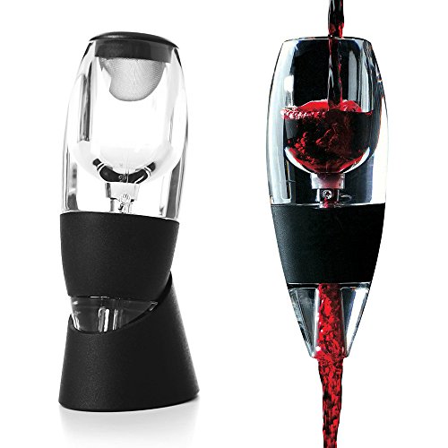 Hipiwe Wine Aerator Decanter For Red Wine With Base Filter Travel Bag Gift Gadget