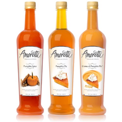 Amoretti Premium Syrups Pumpkin 3 Pack