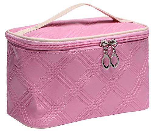 Toiletry Kits With A Small Mirror Cosmetic Travel Bag Makeup Case Organizer