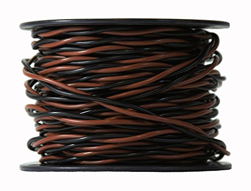 100ft Roll 14 Gauge Solid Core Heavy Duty Professional Grade Twisted Dog Fence Wire - Compatible with All Brands