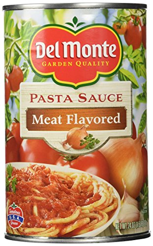 Del Monte Spaghetti Sauce with Meat, 24 Ounce (Pack of 12)