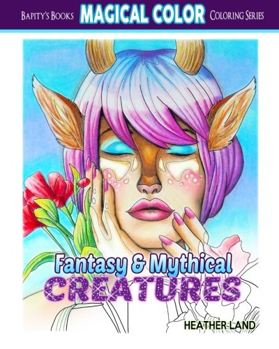 Fantasy & Mythical Creatures: Adult Coloring Book