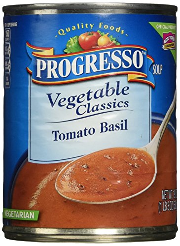 Progresso Soups Vegetable Classics Soup, Tomato Basil, 19 Ounce