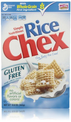 Chex Cereal, Rice, 12.8 Oz