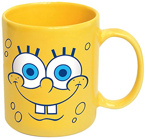 ICUP Spongebob Squarepants Big Faces Coffee Mug, Yellow