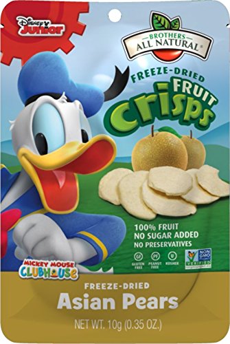 Brothers-ALL-Natural Fruit Crisps, Donald Duck Pear, 0.35 Ounce (Pack of 24)