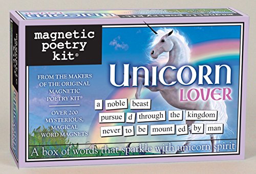 Magnetic Poetry - Unicorn Lover Kit - Words for Refrigerator - Write Poems and Letters on the Fridge