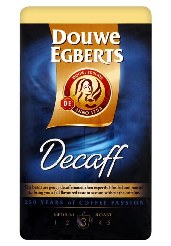 Douwe Egberts Decaf Ground Coffee, Medium Roast, 250-Gram Package (Pack of 3)