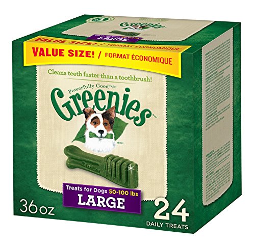 Greenies 10096457 36-Ounce Canister, Large, 24 count