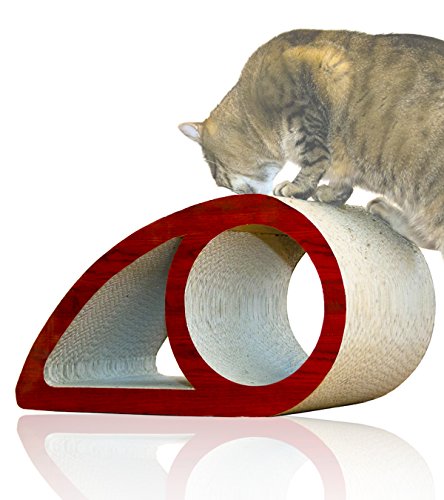 +Sale+ Modern Cardboard Cat Scratcher Premium Curved Cat Scratching Post and Cat Scratcher Lounge