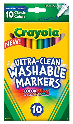 Crayola Ultraclean Fineline Classic Markers