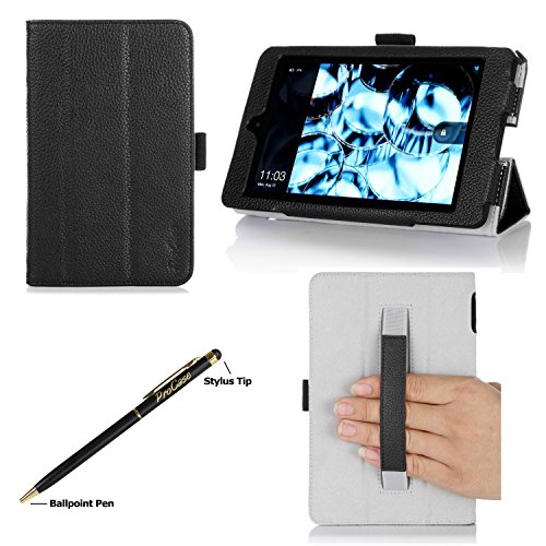 Fire HD 6 Case with bonus stylus pen - ProCase Tri-Fold Stand Folding Cover Case for New Amazon Fire HD 6 Tablet (will only fit 2014 released Fire HD 6) (Black)