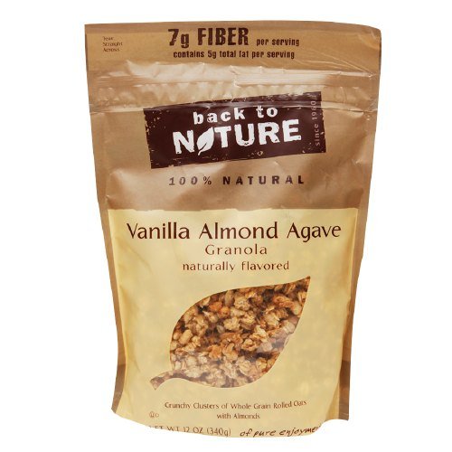 Back To Nature Oat Vanilla Almond Agave Granola, 12-Ounce (Pack of3)