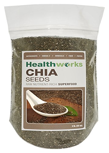 Healthworks Pesticide and Chemical-Free Chia Seeds, 32 Ounce