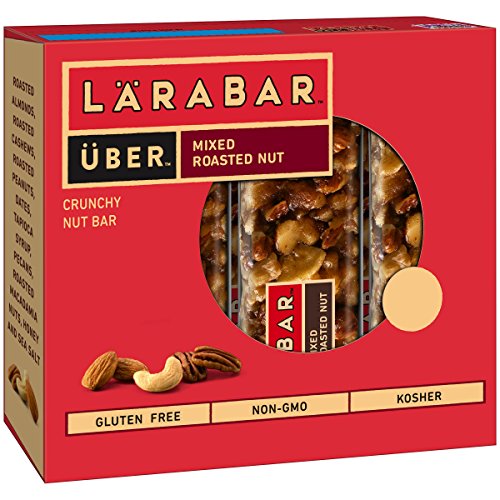 LÄRABAR Uber Mixed Roasted Nut Crunchy Nut Bars, 5 Count
