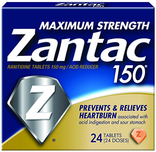 Zantac 150 Maximum Strength Tablets, Regular, 24 Count