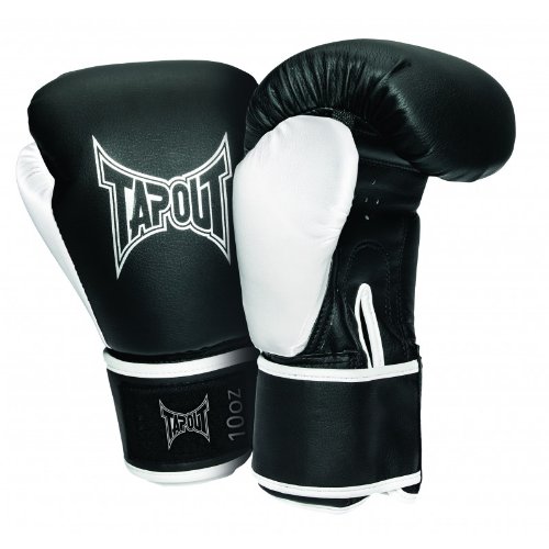 TapouT Boxing Gloves, Black, 12-Ounce