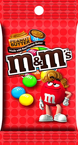M&M'S Peanut Butter Chocolate Candy 5.1-Ounce Bag (Pack of 12)