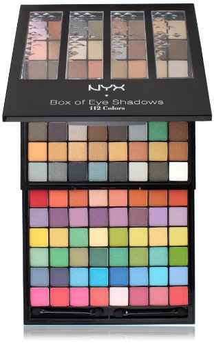 NYX Box of Eye Shadows, 112 Colors
