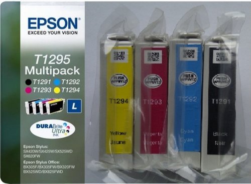 Epson Durabrite T1295 (Apple) Genuine Ink Cartridges