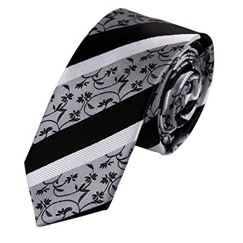 EAE1F01 Groom Gift Multicolored Silk Skinny Tie Fitted Design for Mens By Epoint