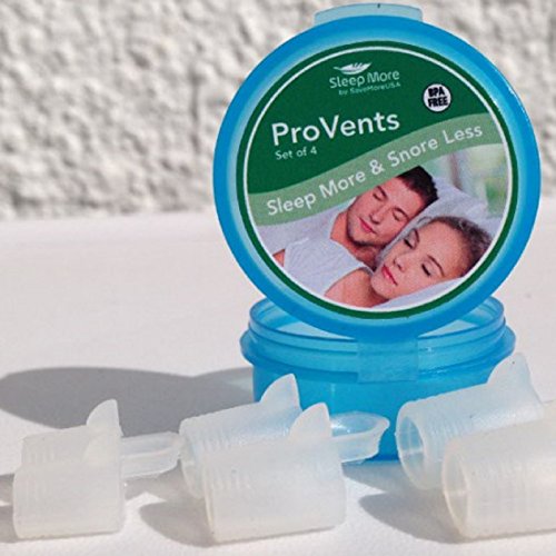 ProVents Stop Sleep Apnea Snoring Devices, Sleeping Snore Relief Solutions by Sleep More & Snore Less - ProVents. 4 Sizes of Comfortable Nasal Dilators.