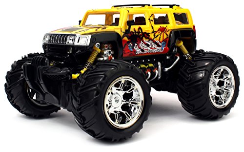 Graffiti H2 SUV Electric RC Truck 1:16 Scale Big Size Off Road Monster Truck RTR Ready To Run, High Quality (Colors May Vary)