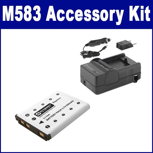Kodak Easyshare M583 Digital Camera Accessory Kit includes: SDKLIC7006 Battery, SDM-182 Charger