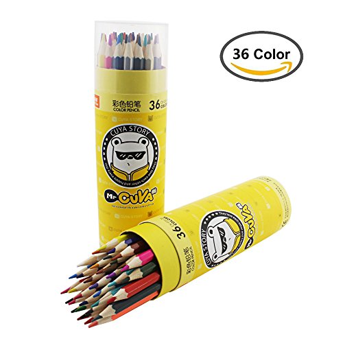 TaotreeTM Art Colouring Pencils Drawing Coloured Pencils Set for Artist Sketch/Art Therapy Book,Perfect for Adult Coloring Books Secret Garden or Childrens Gift (36 Colour)