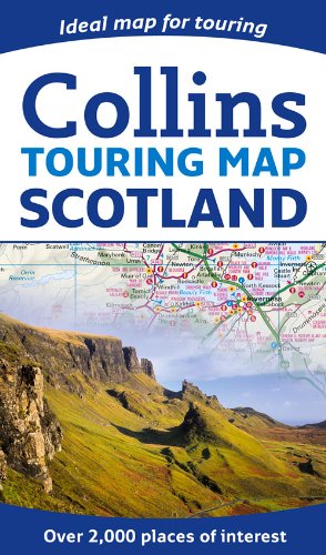 Collins Touring Map Scotland 2014